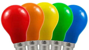 Coloured Light Bulbs