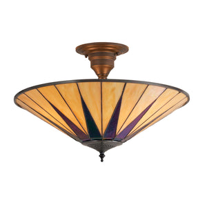 Tiffany Semi flush Light