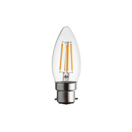 Endon Lighting - 112118 - Endon Lighting 112118 B22 LED filament candle 1lt Accessory Un-Zoned light fitting Clear glass