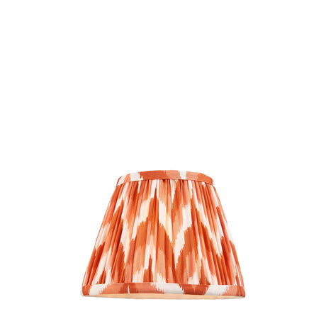 Endon Lighting - 113071 - Endon Lighting 113071 Zigzag 1lt Shade Indoor light fitting Apricot orange fabric