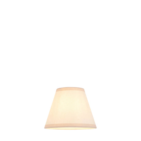 Endon Lighting - 113174 - Endon Lighting 113174 Ivy 1lt Shade Indoor light fitting Vintage white & almond white fabric