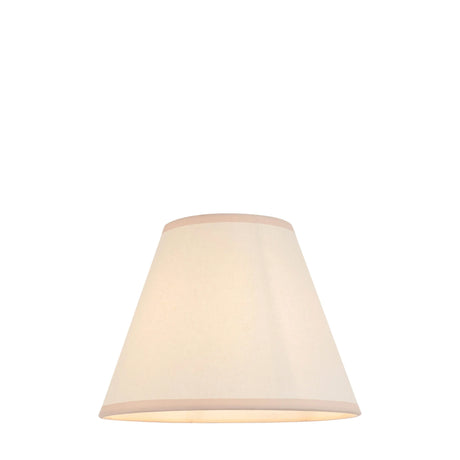 Endon Lighting - 113176 - Endon Lighting 113176 Ivy 1lt Shade Indoor light fitting Vintage white & almond white fabric