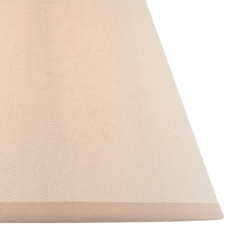 Endon Lighting - 113176 - Endon Lighting 113176 Ivy 1lt Shade Indoor light fitting Vintage white & almond white fabric