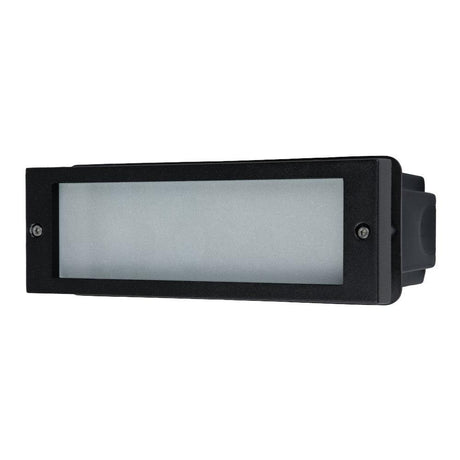 Kosnic - FL-CP-EPP12STD-BLK KOS - Kosnic EPP12STD-BLK Epping Standard LED Brick Light 12W 4000K 63Deg in Black IP65 EAN -