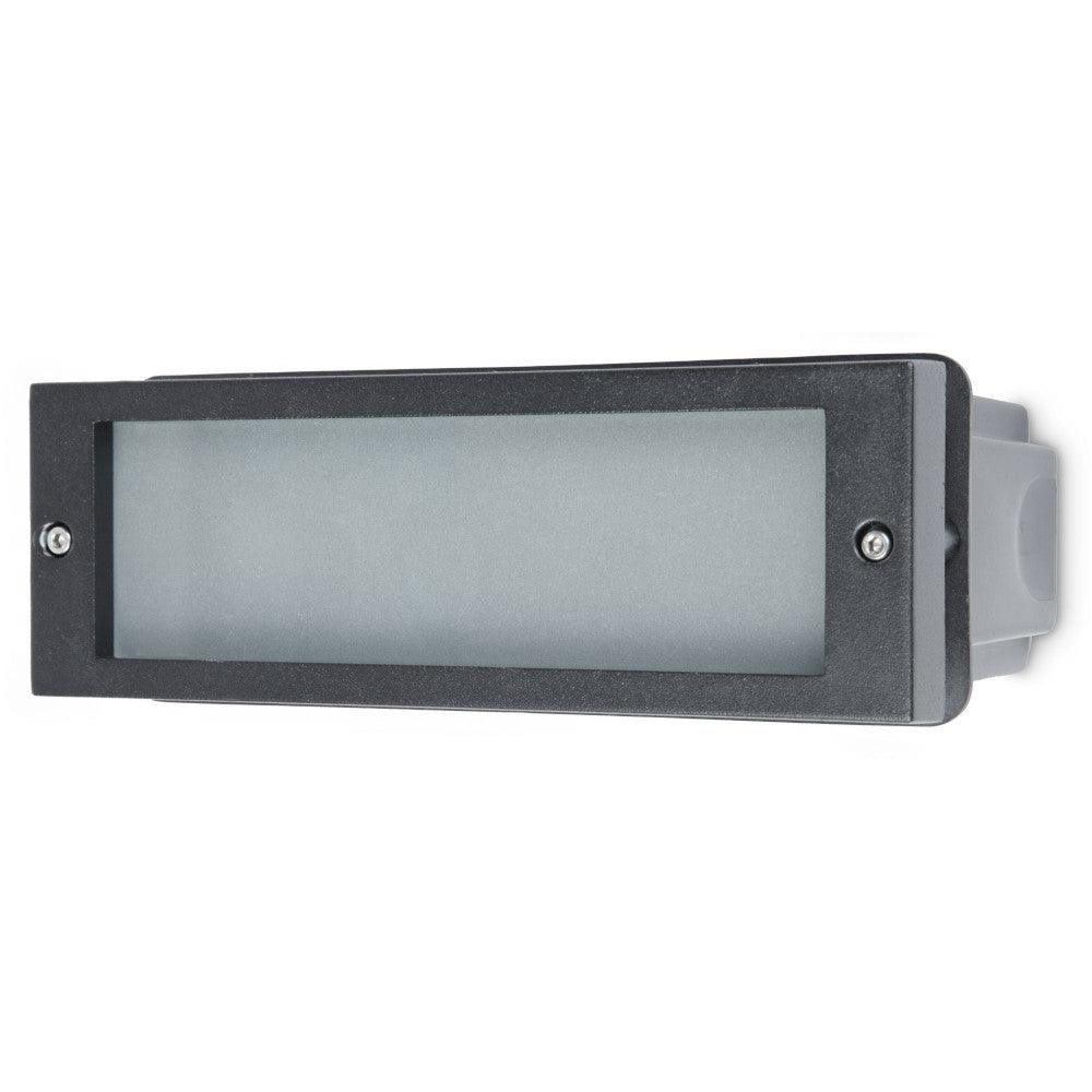 Kosnic - FL-CP-EPP12STD-GRY KOS - Kosnic EPP12STD-GRY Epping Standard LED Brick Light 12W 4000K 63Deg in Grey IP65 EAN -