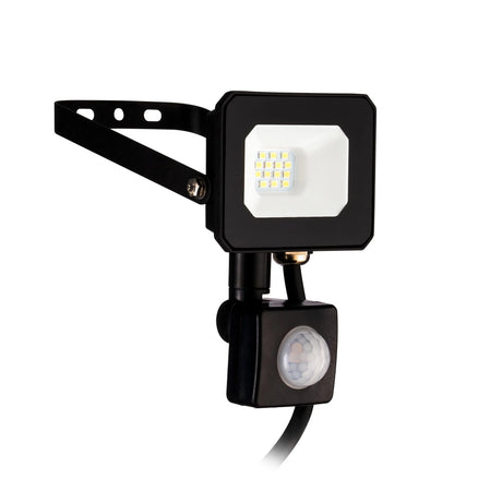 EGLO - 74014 - Eglo Basic Risacca-E Black Aluminium Eco Friendly LED Motion Sensor Flood Light, 10W RISACCA-E part number - 74014