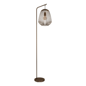 EGLO - 901101 - EGLO Espinal Black Steel Caged Style Contemporary Floor Lamp ESPINAL part number - 901101