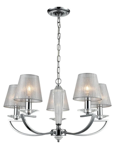 Franklite - FL2241/5/1170 - Franklite FL2241/5/1170 Pendant Artemis 5 light fitting