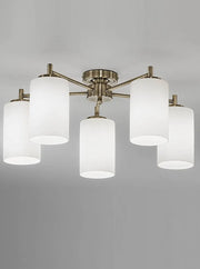 Franklite - FL2253/5 - Franklite FL2253/5 Ceiling Flush Decima 5 light Fitting (D own)