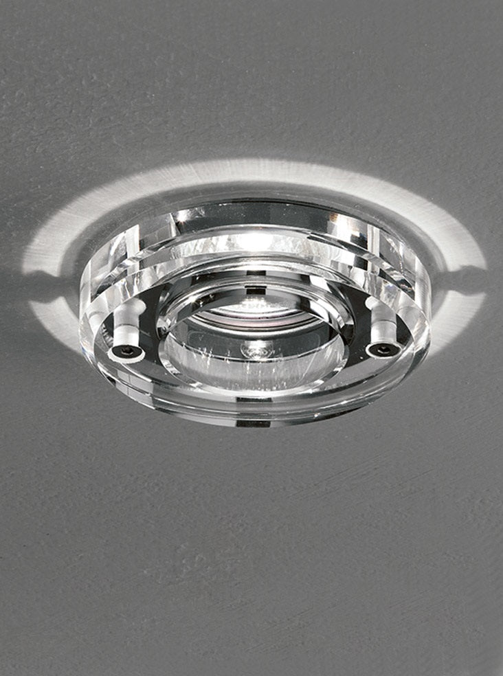 Franklite - RF264 - Franklite RF264 Recessed Ceiling Only Low Voltage 50W Crystal Downlight IP65