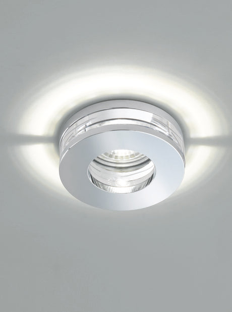 Franklite - RF266 - Franklite RF266 Recessed Ceiling Only Low Voltage 50W Crystal Downlight IP65