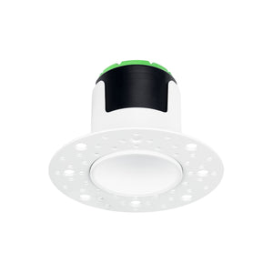 JCC Lighting JC1020WH V50 Pro Plaster-in Fire-rated Downlight 6.2W IP65 3000/4000K White    