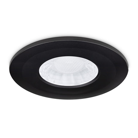 JCC Lighting - JC1107/BLK - JCC Lighting X50 Fire rated downlight Bezel Aluminium Black