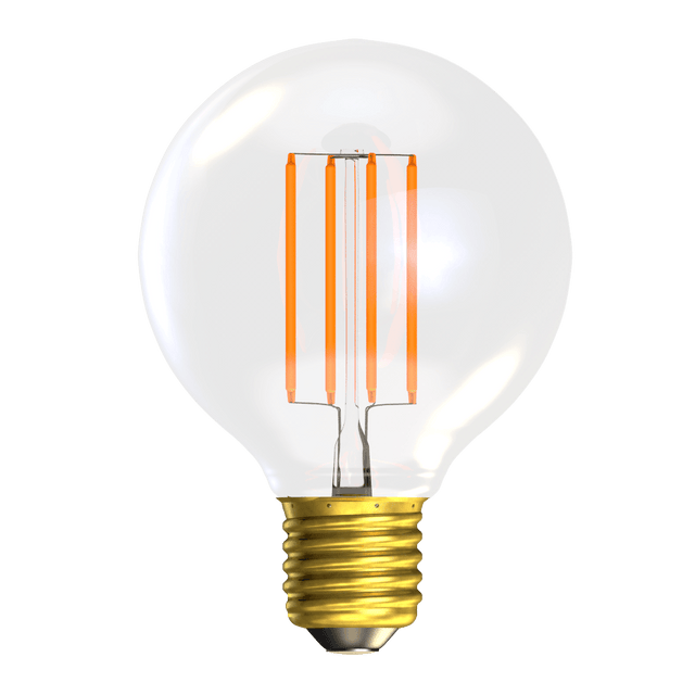 British Electric Lamps - FL-CP-L3.3RND80ESC/VWW/DIM BEL - British Electric Lamps BELL LED Part Number 60790 <p>LED Filament 80mm Globe 3.3W (40W eqv.) E27 Clear 2700K Dimmable</p>