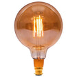 British Electric Lamps - FL-CP-L4RND125BCG/DIM BEL - British Electric Lamps BELL LED Part Number 1471 BELL 125mm LED Globe 240V 4W B22d Amber Dimmable