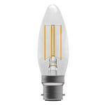 British Electric Lamps - FL-CP-LCND4SESCCW BELL - British Electric Lamps Bell 4W (40W) LED Filament Clear Candle SES 4000K - Manufacturers part Number = 60112EAN Number =