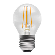 British Electric Lamps - FL-CP-LRND45ESC/3.3CW BEL - British Electric Lamps BELL LED Part Number 60738 <p>LED Filament 45mm Round 3.3W (40W eqv.) ES Clear 4000K BEL</p>