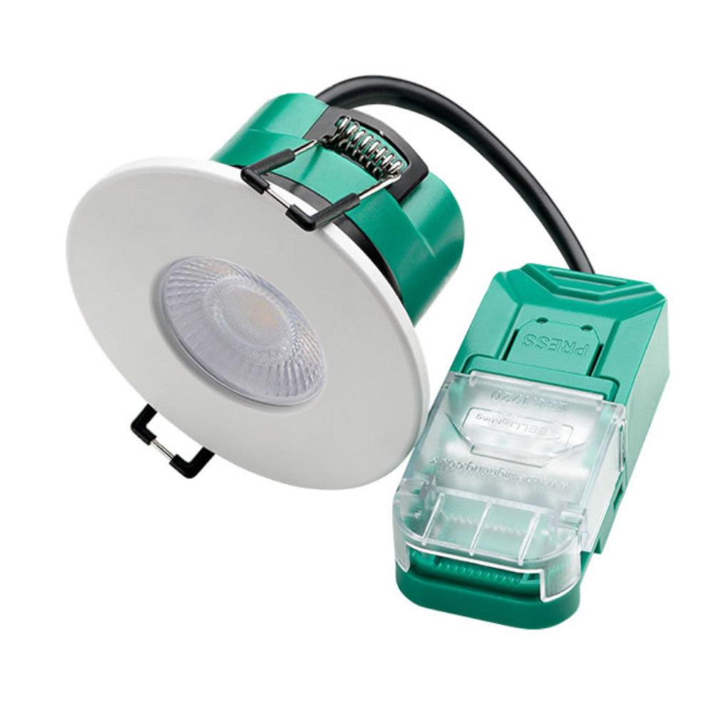 British Electric Lamps Limited - FL-CP-11370 BEL - British Electric Lamps Limited 11370 4/6W Firestay Duo LED Fixed Downlight CCT 2.7/3/4/6000K EAN - 5013588113708