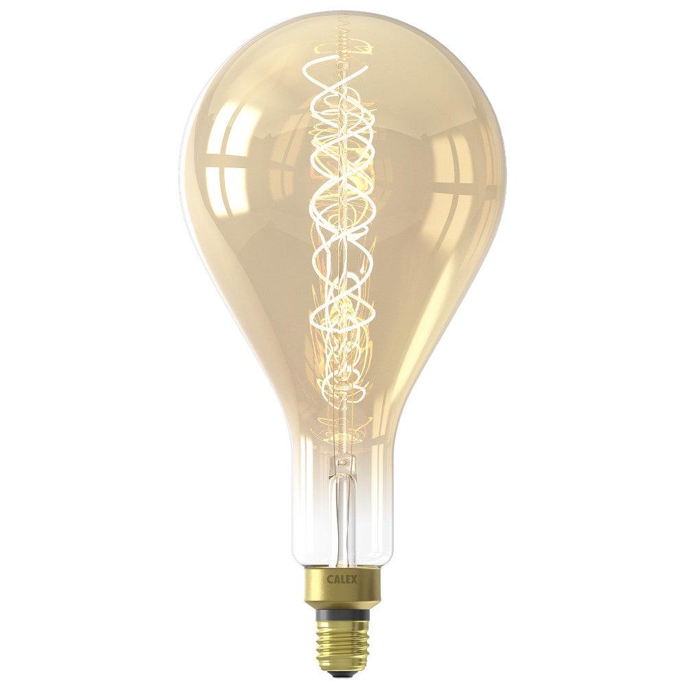 Calex - FL-CP-2101000600 CLX - Calex Calex LED Large Filiament Part Number 2101000600 <p>Calex LED Filament Splash Lamp 240V 3W 250lm E27 Gold 2200K Dimmable</p>