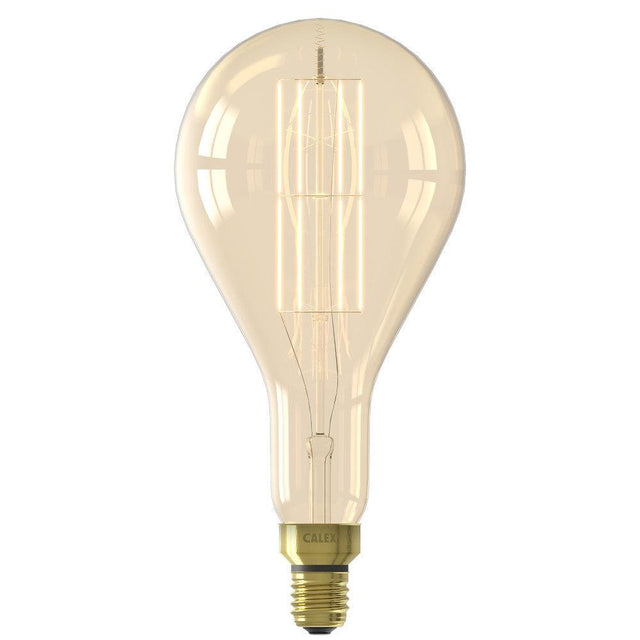 Calex - FL-CP-2101003900 CLX - Calex Calex LED Large Filiament Part Number 2101003900 <p>Calex LED Filament Splash Lamp 240V 10.5W E27 Gold 2100K Dimmable</p>