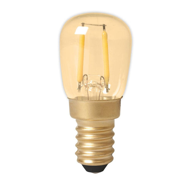 Calex - FL-CP-LPYG1.5SESG/UWW CALX - Calex LED Pygmy/Pilot Lamps Part Number 1101000500 LED Straight Filament Pygmy 1.5W (15W eq.) 2100K E14 Gold Calex