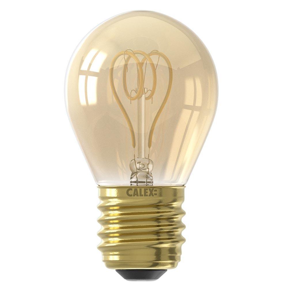 Calex - FL-CP-LRND45ESG/2.5UWW/DIM CALX - Calex 1001002800 Calex Filament P45 240V 2.5W (15W eq.) E27 Gold 2100K Dimmable EAN - 8712879158721