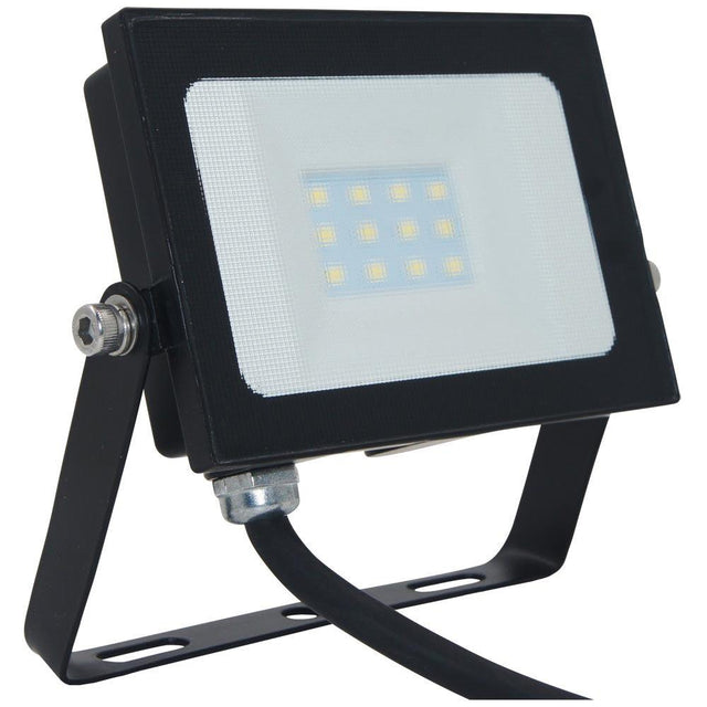 Crompton Lamps - FL-CP-12554 CRO - Crompton Lamps LED Flood Lights without Sensor Part Number 12554 Phoebe Atlas LED Mini Floodlight 10W 240V 4000K Black IP65