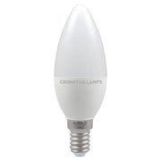 Crompton Lamps - FL-CP-LCND5.5SESODL CRO - Crompton Lamps Crompton LED Candles Part Number 11380 Crompton LED Candle Thermal Plastic 5.5W E14 Daylight Opal