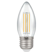 Crompton Lamps - FL-CP-LCND5ESCCW/DIM CRO - Crompton Lamps Crompton LED Candles Part Number 15548 <p>LED Filament Candle 5W (40W eqv.) E27 Clear 4000K Dimmable Crompton</p>