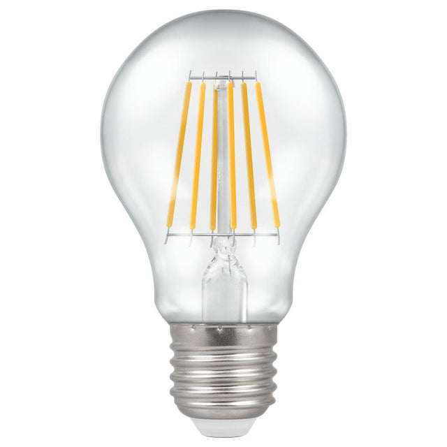 Crompton Lamps Ltd - FL-CP-L7.5ESCVWW/DIM CRO - Crompton Lamps Ltd 4214 LED Filament GLS Clear Dimmable 7.5W 240V 2700k ES-E27 EAN - 5055579304214