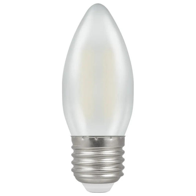 Crompton Lamps Ltd - FL-CP-LCND2.5ESOCW/DIM CRO - Crompton Lamps Ltd 15463 LED Filament Candle 2.5W (25W eqv.) E27 4000K Opal Dimmable Crompton EAN - 5055579315463