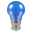 Crompton Lamps Ltd - FL-CP-LRND45BCB/4HAR CRO - Crompton Lamps Ltd 9011 LED Round 45mm BC 4W Blue Harlequin EAN - 5055579309011