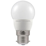 Crompton Lamps Ltd - FL-CP-LRND45BCO/5DL/DIM CRO - Crompton Lamps Ltd 13629 LED Thermal Plastic Golf Ball 5W BC 6500K Dimmable EAN - 5055579313629