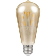 Crompton Lamps Ltd - FL-CP-LSQ5ESG/DIM CRO - Crompton Lamps Ltd 4238 LED Filament Squirrel Antique Bronze Dimmable 5W 240V 2200k ES-E27 EAN - 5055579304238