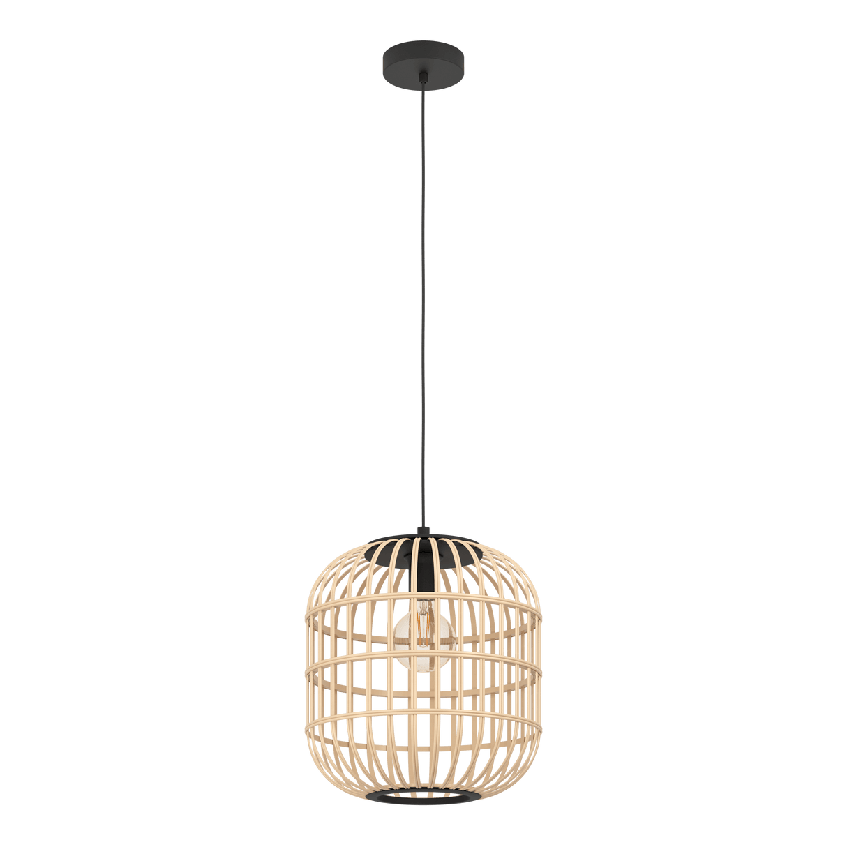 EGLO - 43216 - EGLO Lighting Indoor Pendant Light Fitting BORDESLEY - 43216 1X28W Warranty = 2 years