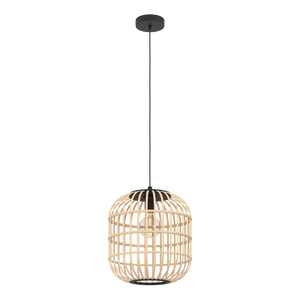 EGLO - 43216 - EGLO Lighting Indoor Pendant Light Fitting BORDESLEY - 43216 1X28W Warranty = 2 years