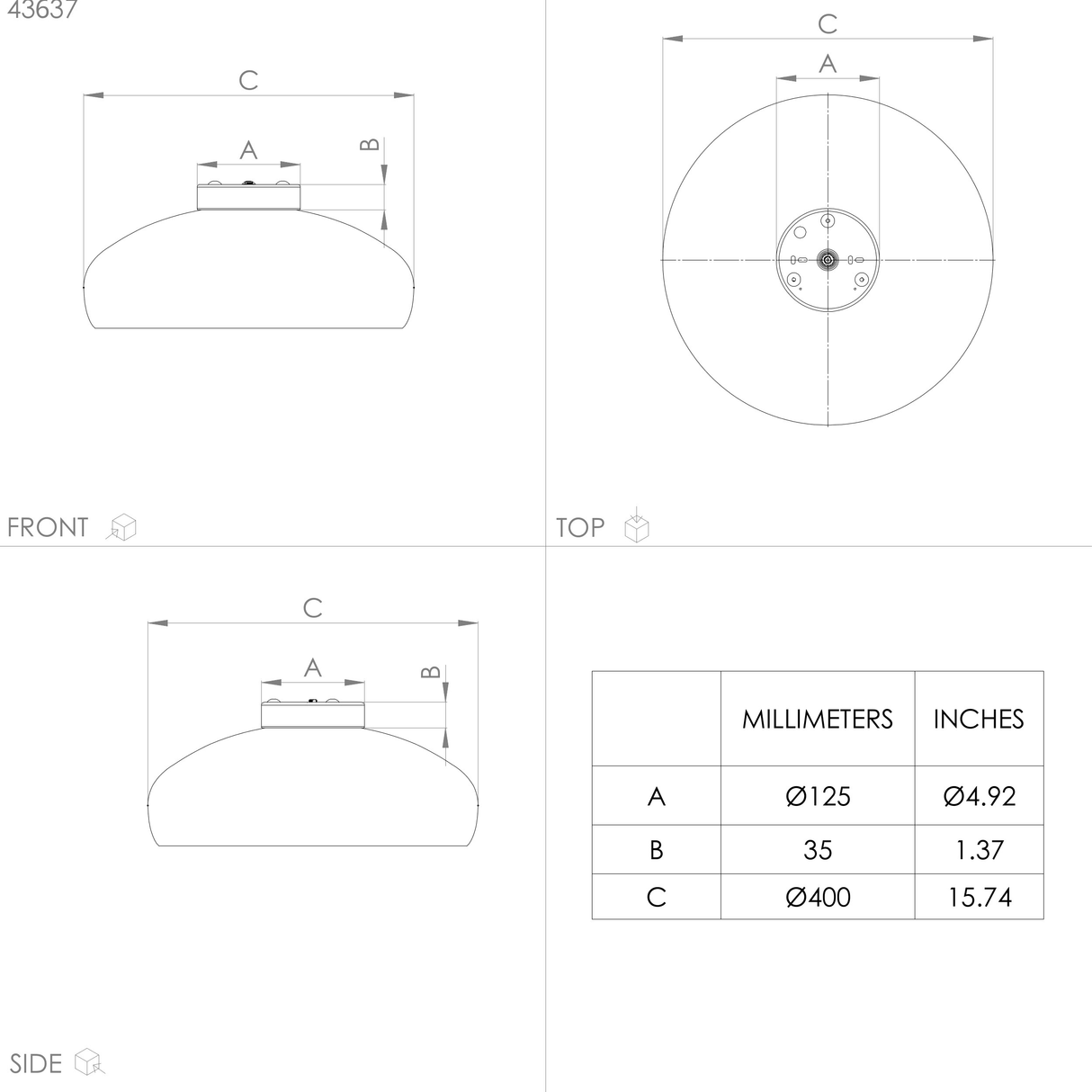 EGLO - 43637 - Ceiling Light