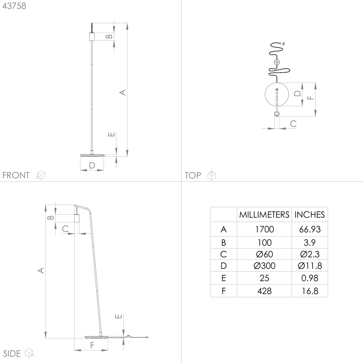 EGLO - 43758 - Floor Light