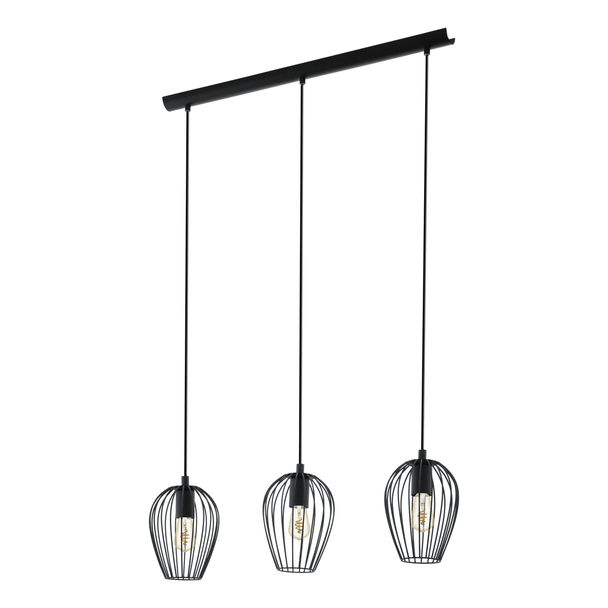 EGLO - 49478 - EGLO Lighting Indoor Pendant Light Fitting NEWTOWN - 49478 3X60W Warranty =