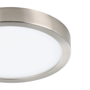 EGLO - 900114 - Eglo Fueva-Z Round Satin Nickel Smart Control Colour Changing LED Ceiling Light, (D) 21cm FUEVA-Z part number - 900114