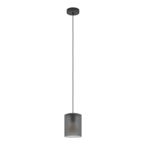 EGLO - 901162 - EGLO Colomera Black Steel & Glass Modern Minimalist Pendant COLOMERA part number - 901162