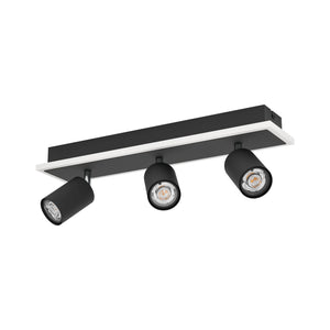 EGLO - 901636 - EGLO Rimbocchi 1 Black Steel Modern 3 Light Spotlight RIMBOCCHI 1 part number - 901636