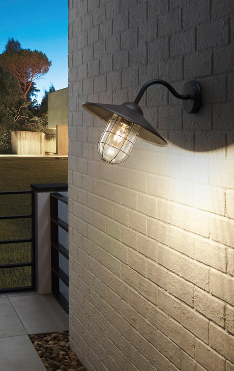 EGLO - 94792 - EGLO Lighting Outdoor Wall Light Fitting MELGOA - 94792 1X60W Warranty = 2 years