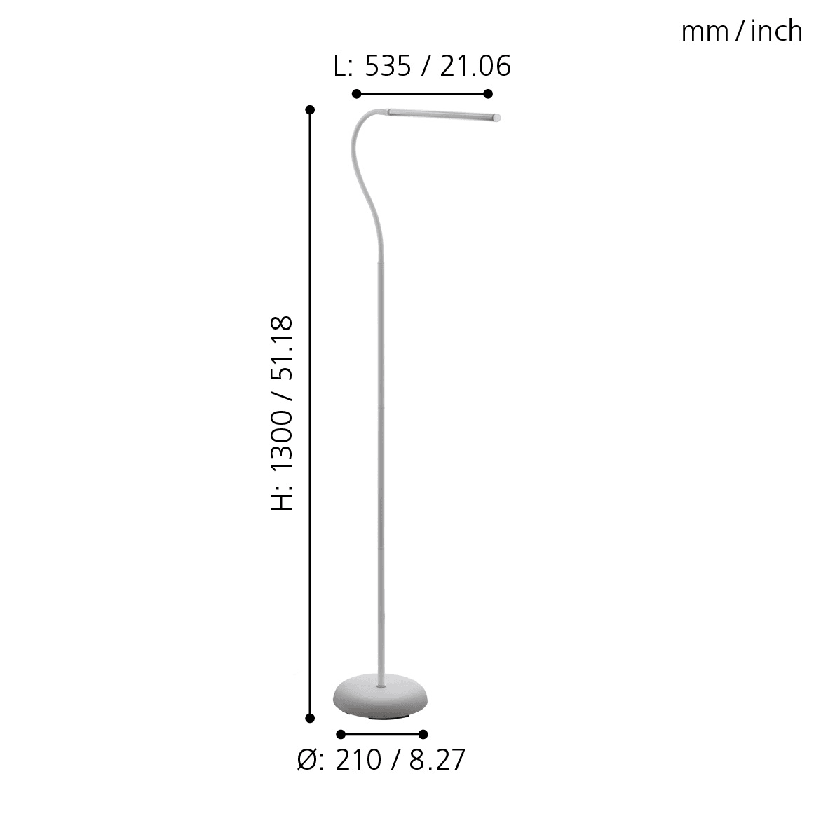 EGLO - 96436 - Floor Light