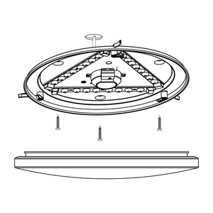 EGLO - 97878 - EGLO Lighting Indoor Wall/Ceiling Light Fitting FRANIA-S - 97878 14,6W Warranty = 5 years