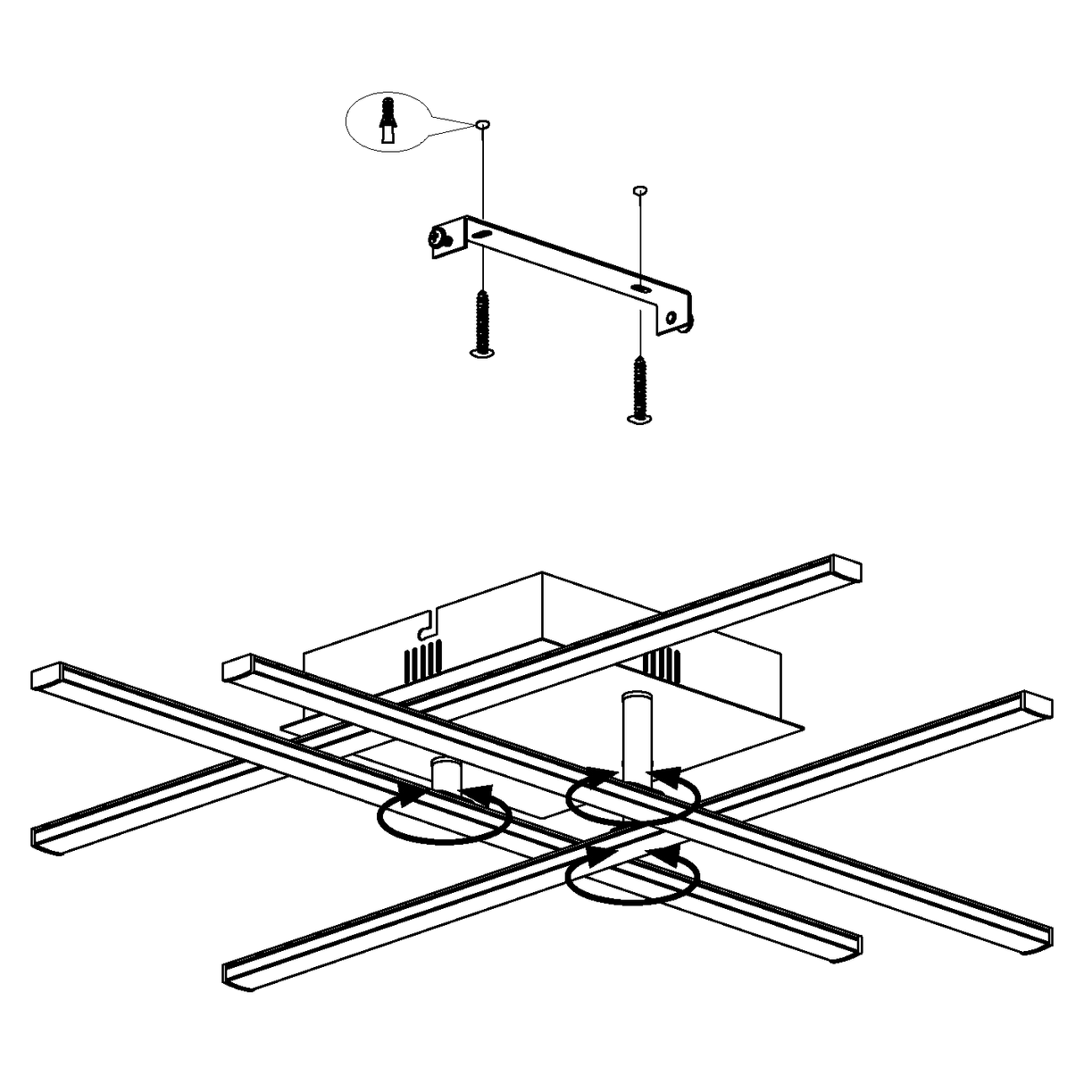 EGLO - 99316 - Wall/Ceiling Light