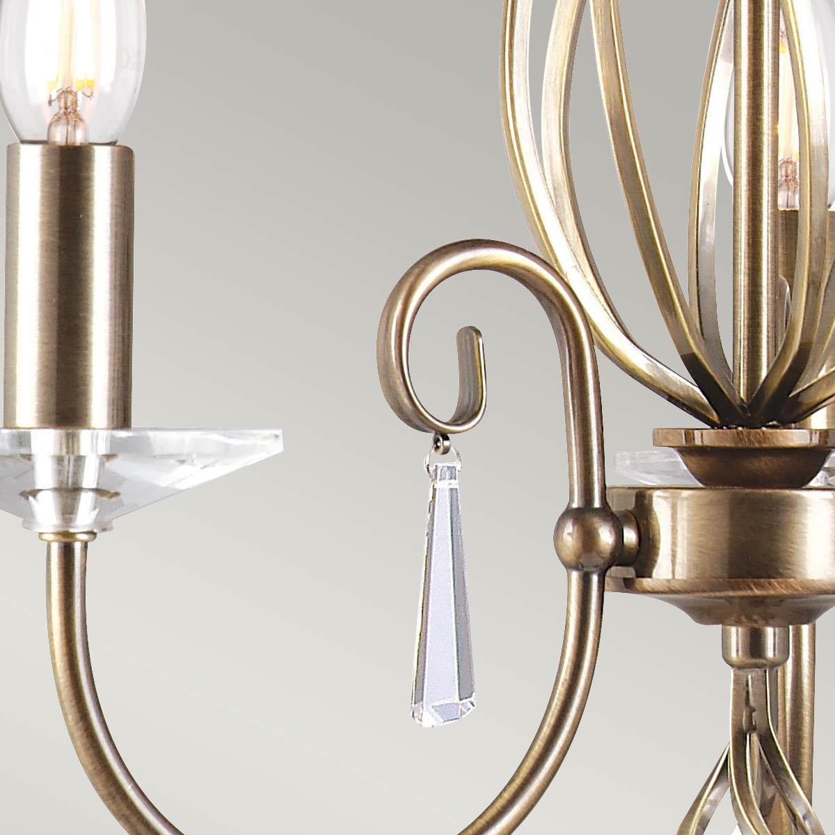 Elstead Lighting - AG3-AGED-BRASS - Elstead Lighting Chandelier from the Aegean range. Aegean 3 Light Chandelier Product Code = AG3-AGED-BRASS