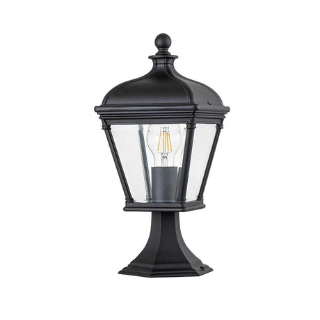 Elstead Lighting - BAYVIEW-3M-BK - Pedestal Lantern