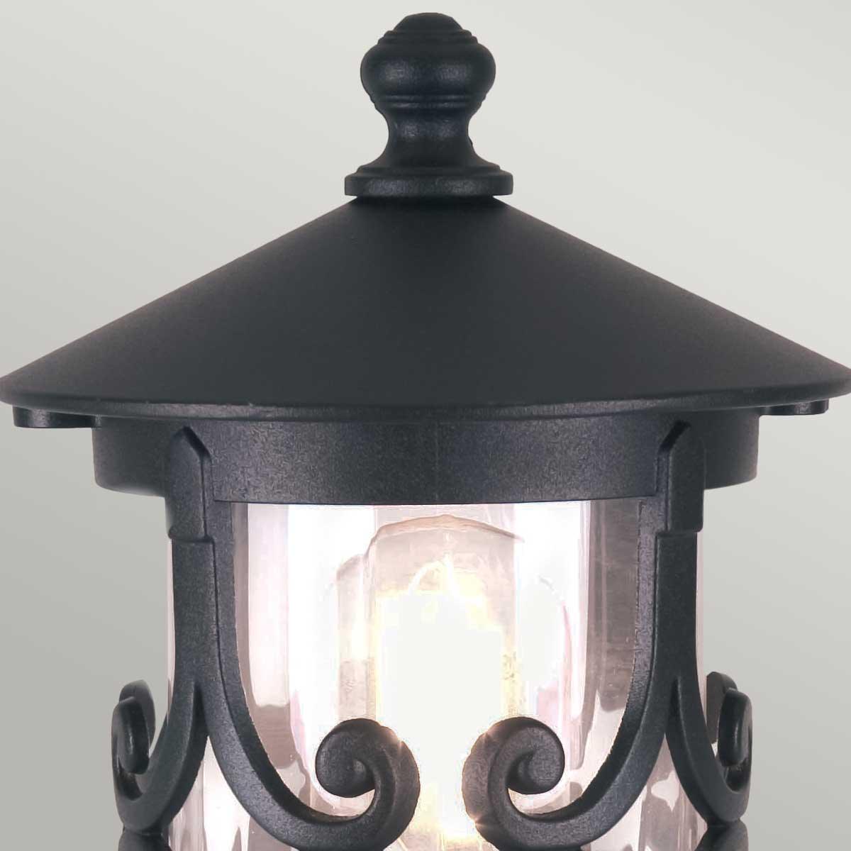 Elstead Lighting - BL12-BLACK - Elstead Lighting Pedestal Lantern from the Hereford range. Hereford 1 Light Pedestal Lantern Product Code = BL12-BLACK