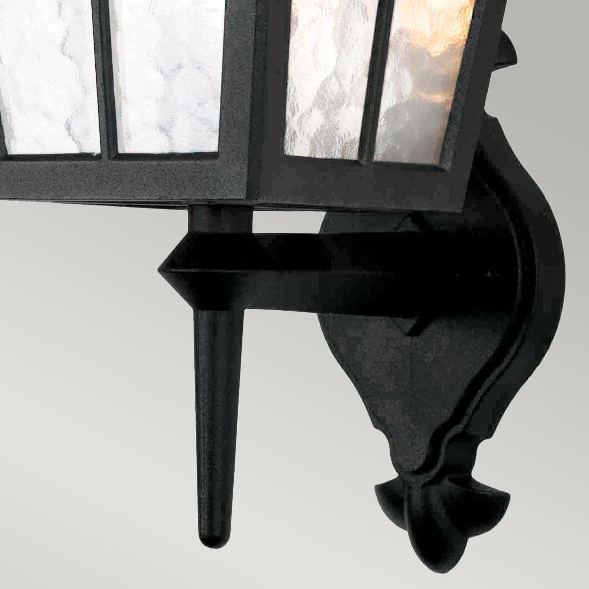 Elstead Lighting - BL46M-BLACK - Elstead Lighting Outdoor Wall Light from the Canterbury range. Canterbury 1 Light Wall Up Lantern Product Code = BL46M-BLACK